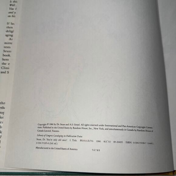 Dr. Seuss You're Only Old Once! Adult Book Classic Short Story - Picture 3 of 4